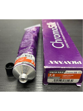 Women's Pravana ChromaSilk 7.4 Copper Blonde Hair Color One Size Purple Orange